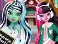 Xogo Monster Girls Back To School en liña