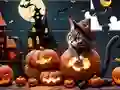 Xogo Jigsaw Puzzle: Halloween Cat en liña