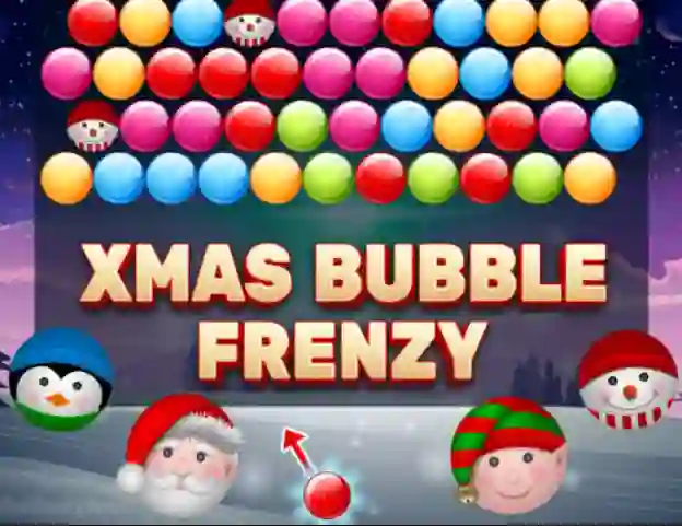 Xogo Xmas Bubble Frenzy en liña