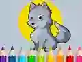 Xogo Coloring Book: Wolf en liña