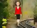 Xogo Girl Escape From Railway Track en liña