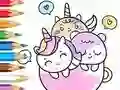 Xogo Coloring Book: A Cup Of Unicorn en liña