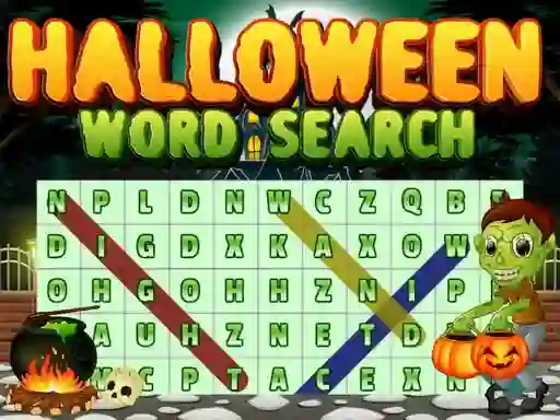 Xogo Halloween Words Search en liña