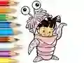 Xogo Coloring Book: Monster Costume Girl en liña
