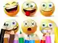Xogo Coloring Book: Funny Emoji en liña