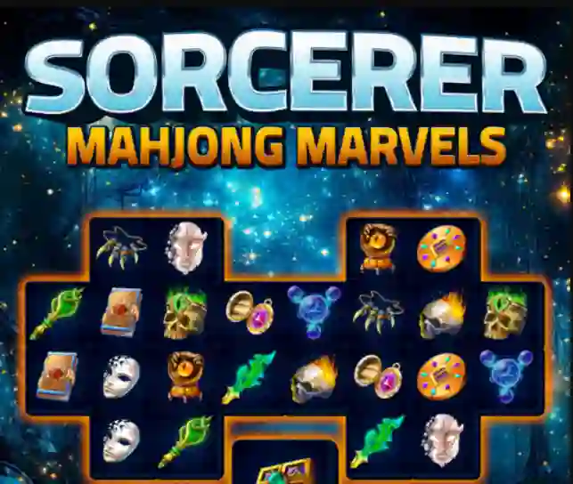 Xogo Sorcerer Mahjong Marvels en liña