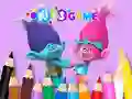 Xogo Coloring Book: Cute Troll en liña