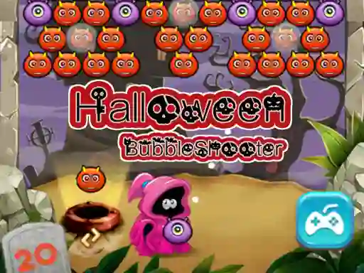 Xogo Halloween Bubble Shooter en liña