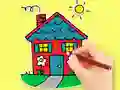Xogo Coloring Book: Dream House en liña