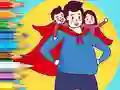 Xogo Coloring Book: Father's Day en liña