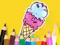 Xogo Coloring Book: Cool Ice Cream en liña