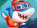 Xogo Little Panda Shark Family en liña