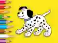 Xogo Coloring Book: Cute Spotted Dog en liña
