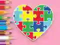 Xogo Coloring Book: Heart Jigsaw en liña