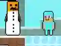Xogo Noob vs Pro Snowman en liña