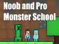 Xogo Noob and Pro Monster School en liña