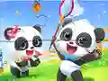 Xogo Jigsaw Puzzle: Baby Panda Spring Outing en liña