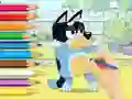 Xogo Coloring Book: Bluey And Bingo en liña