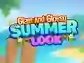 Xogo Glam And Glossy Summer Look en liña