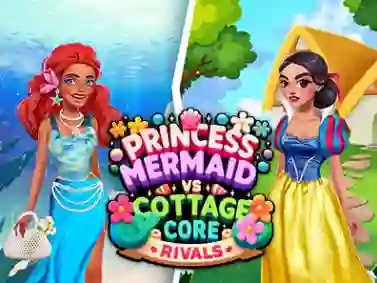 Xogo Princess Cottage Core vs Mermaid Core Rivals en liña