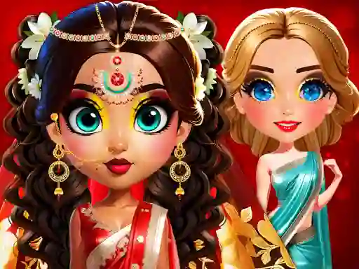 Xogo Asoka Makeup Indian Bride en liña