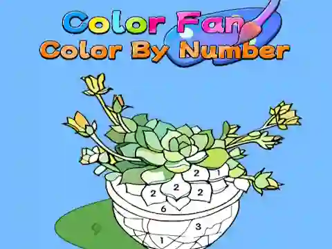 Xogo Color Fan: Color By Number en liña