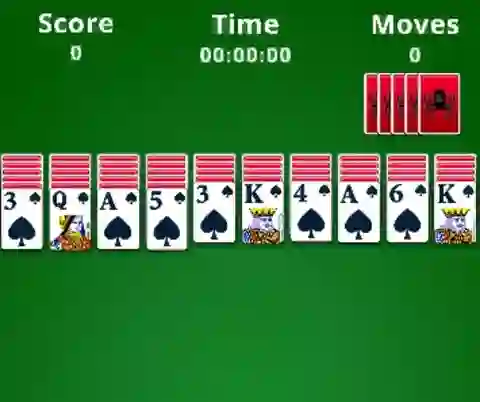 Xogo Spider Solitaire en liña