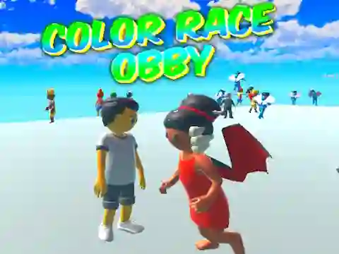 Xogo Color Race Obby en liña