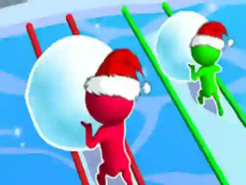 Xogo Snow Race: Christmas Runner en liña
