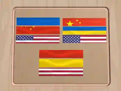 Xogo Flag Puzzle Jam: Collect Flags en liña