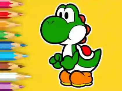 Xogo Coloring Book: Yoshi Fishing Day en liña