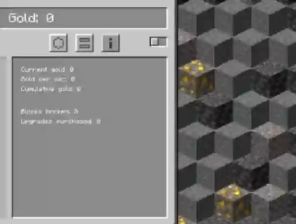 Xogo Minecraft Gold Clicker en liña