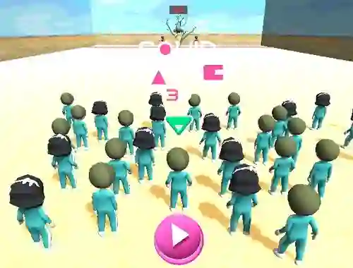 Xogo Squid Game Race 3d en liña