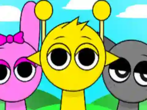 Xogo Sprunki Spot the 5 Differences en liña