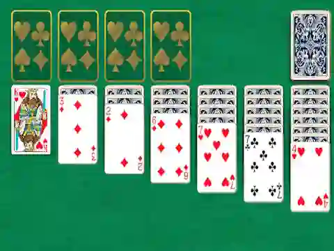 Xogo Klondike Classic Solitaire en liña