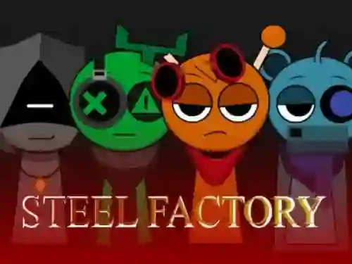 Xogo Sprunki x SepBox: Steel Factory en liña