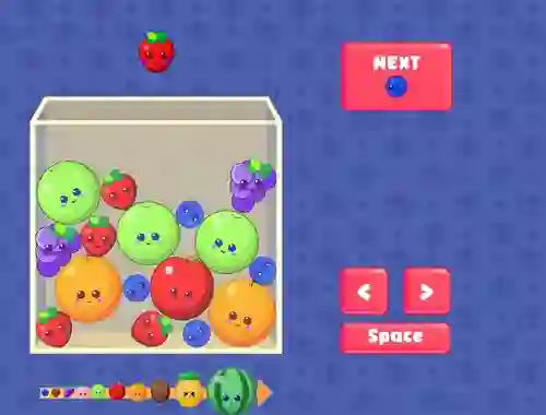 Xogo Fruit Merge en liña
