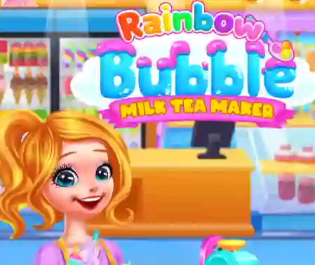 Xogo Rainbow Bubble Milk Tea Maker en liña