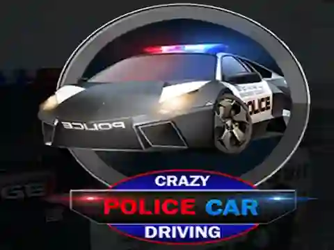 Xogo Crazy Police Car Driving en liña