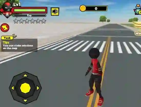Xogo Stick Rope Hero en liña