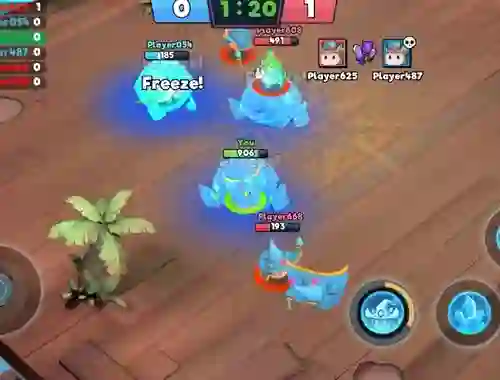 Xogo Mobile Legends Slime 3v3 en liña