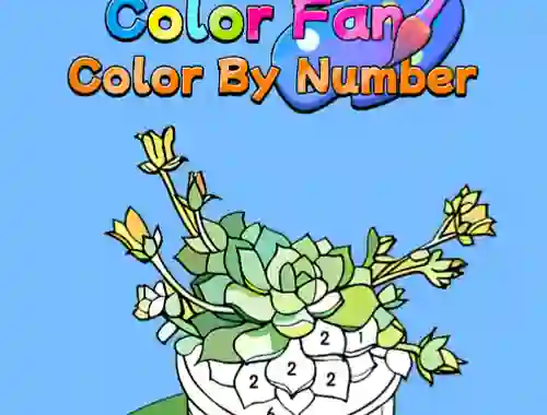 Xogo Color Fan Color By Number en liña