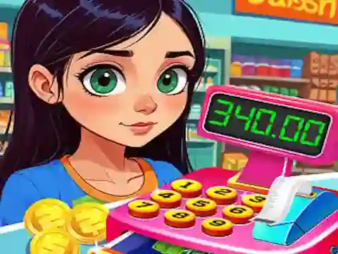 Xogo Supermarket Shopping For Kids en liña