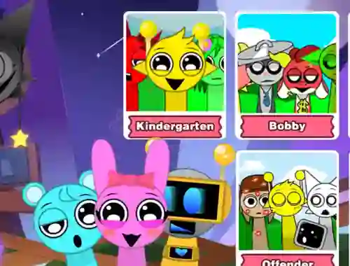 Xogo Incredibox Party Frozen Sprunki Beat en liña