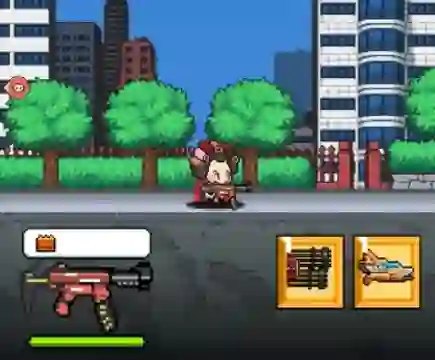 Xogo Mecha Shoot Pixel Rpg en liña