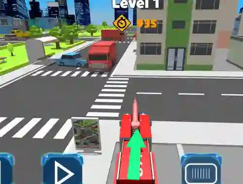 Xogo Fire Truck Rescue Driving en liña