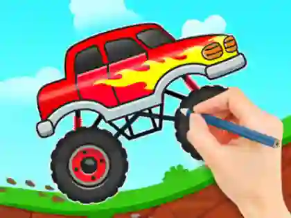 Xogo Coloring Book: Monster Truck en liña