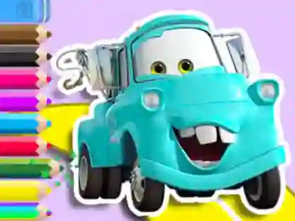 Xogo Coloring Book: Mater Cars en liña