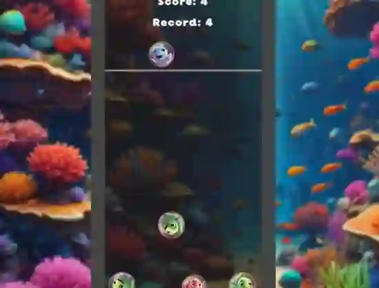 Xogo Merge Fish In 2048! en liña