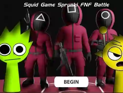 Xogo Squid Game Sprunki Fnf Battle en liña